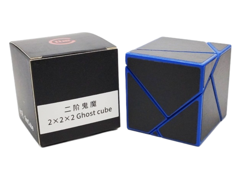 LimCube 2x2 Ghost Cube - Blue (Black)