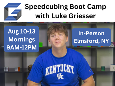 Cubing.GG Speedcubing Boot Camp! (August 10-13, Mornings) [In-Person] [Cubing.GG Coaching Session]