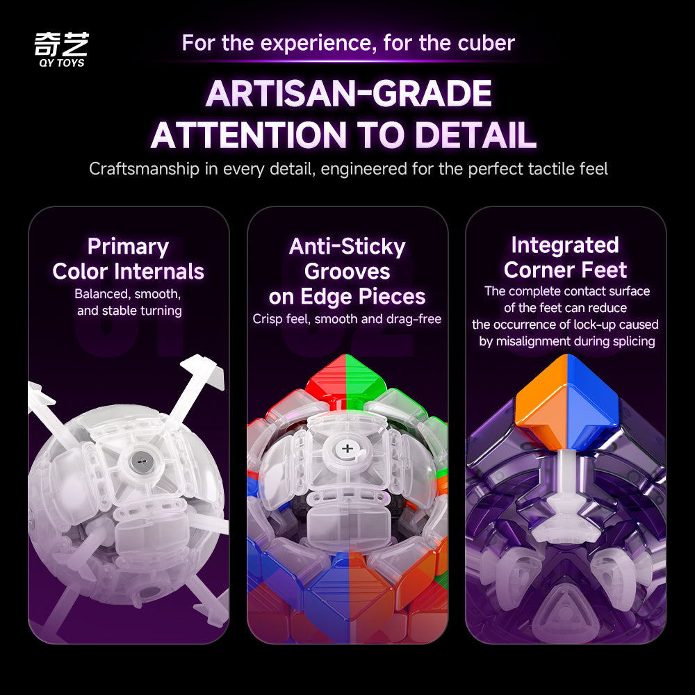 QiYi M Pro 4x4 V2 (Ball-Core + UV)