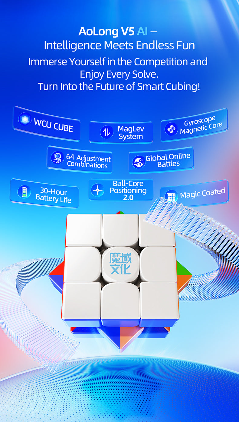 MoYu AoLong V5 AI 3x3 (Smart Cube, Magnetic) – TheCubicle