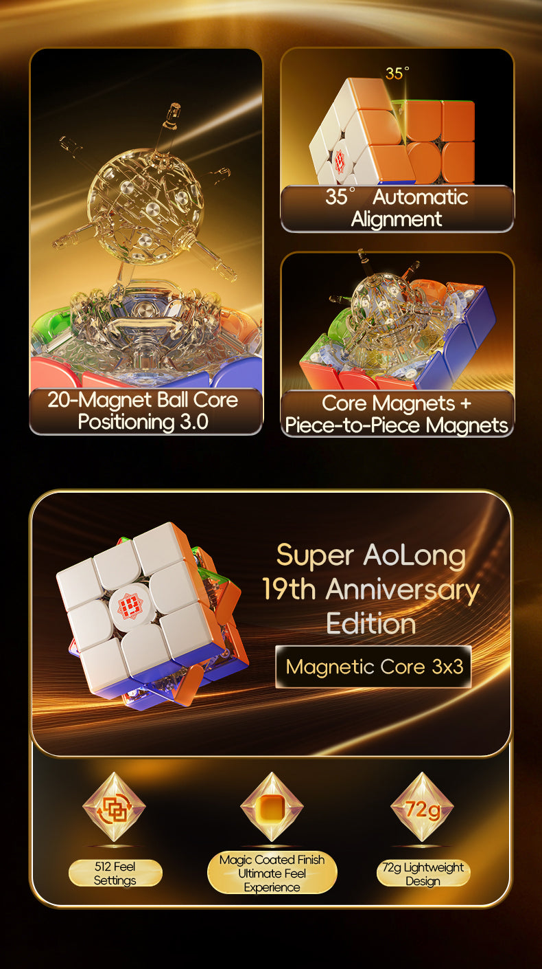 MoYu Super AoLong 3x3 (19th Anniversary Edition)