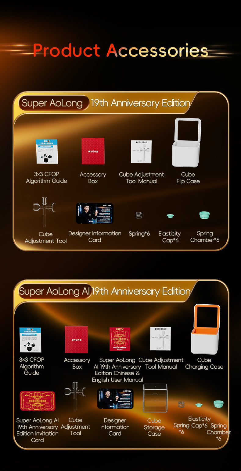 MoYu Super AoLong 3x3 (19th Anniversary Edition)
