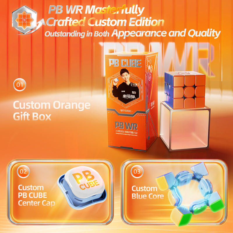PBCube WR 3x3 (20-Magnet Ball-Core + MagLev + UV) [Pre-Order]