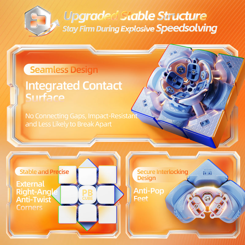PBCube WR 3x3 (20-Magnet Ball-Core + MagLev + UV) [Pre-Order]