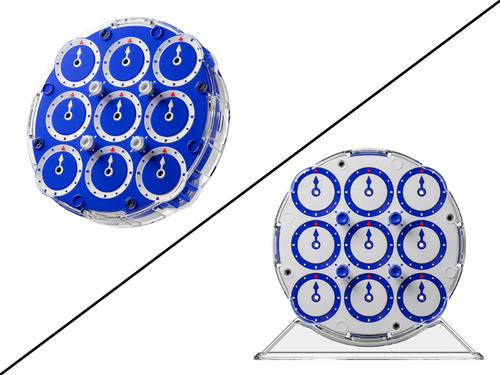 MoYu WeiLong Clock (Magnetic) - Blue
