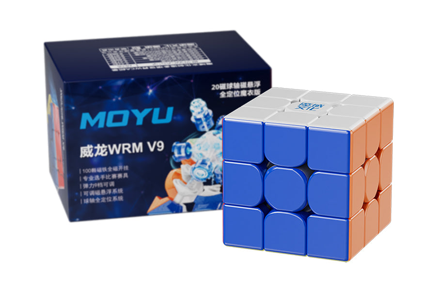 MoYu WeiLong WRM V9 3x3 (20-Core Magnetic + MagLev + Ball-Core + UV) - Stickerless (Bright)