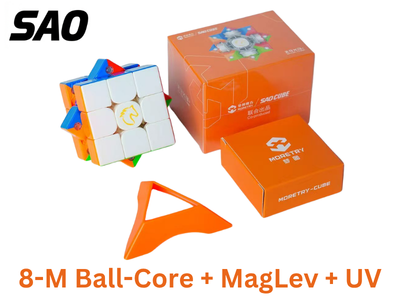 MoreTry TianMa X3+ 3x3 (8-Magnet Ball-Core + MagLev + UV SAOCube SE, Year of the Horse Edition)