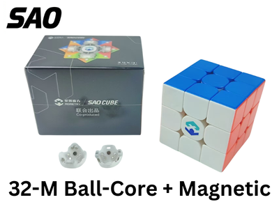 MoreTry TianMa X3+ 3x3 (32-Magnet Ball-Core + Magnetic SAOCube SE)