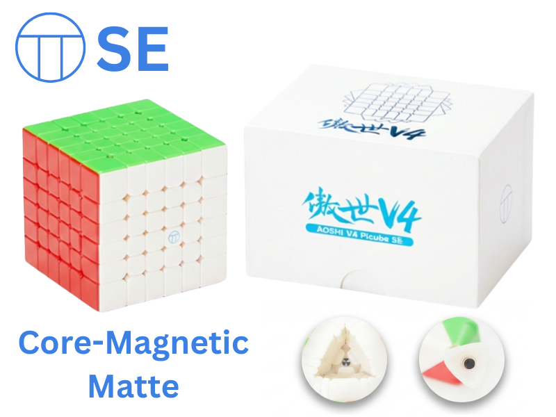 MoYu AoShi V4 6x6 (Double-Track + Core-Magnetic + Matte SE) - Stickerless