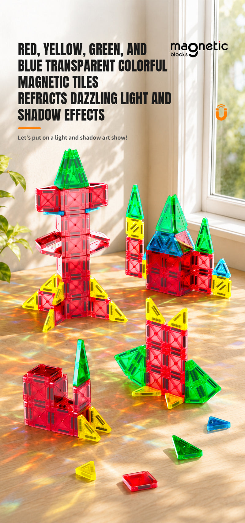 QiYi Mini Magnetic Blocks (Set of 48)
