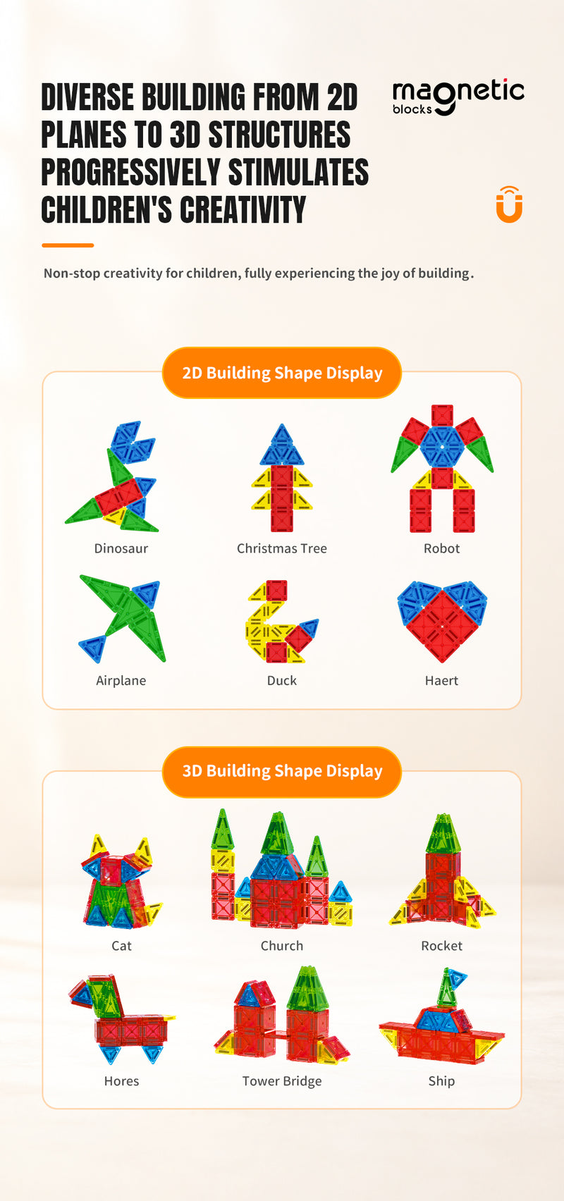 QiYi Mini Magnetic Blocks (Set of 48)