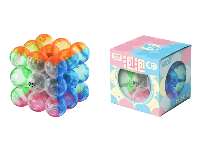 QiYi Bubble 3x3 - Transparent Stickerless