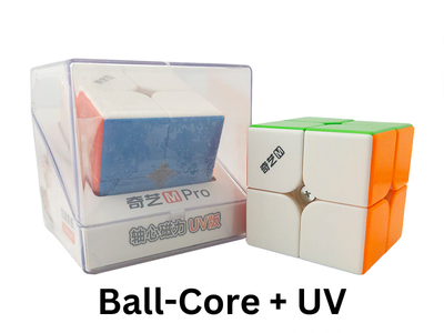 QiYi M Pro 2x2 (Ball-Core + UV SAOCube SE)