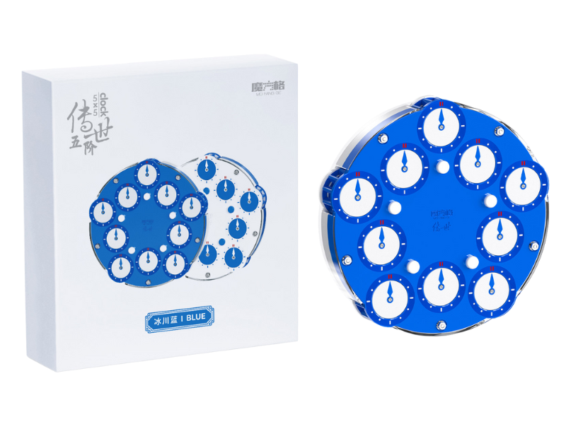 QiYi Pentagram Clock (Magnetic) - Blue