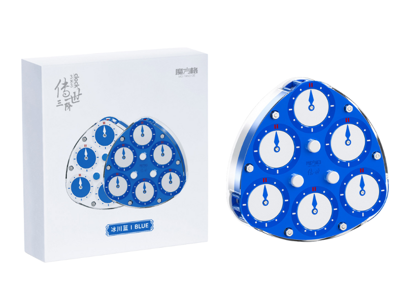 QiYi Triangle Clock (Magnetic) - Blue