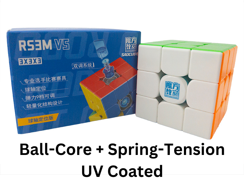 MoYu RS3 M V5 (Spring-Tension + Ball-Core + UV SAOCube SE) - Stickerless