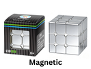 ShengShou 3x3 Mirror Cube (Metallic, Magnetic) - Silver