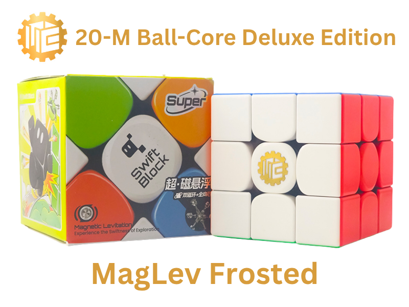 Swift Block Super MagLev Frosted 3x3 (Pro Shop Deluxe Edition) - Stickerless