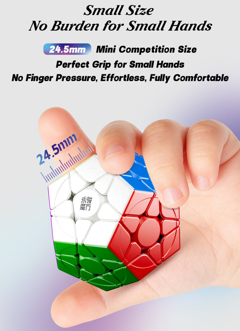 YJ Pocket Mini Megaminx (5.5cm, Magnetic + Ball-Core) [Pre-Order]