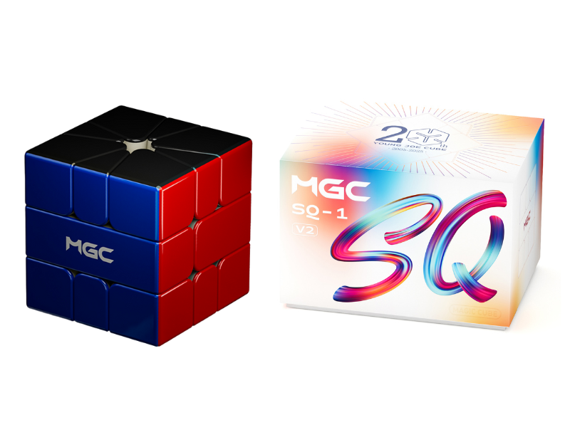 YJ MGC SQ-1 V2 (Magnetic + UV Coated) - Stickerless / Black Side