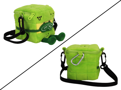 YJ PBTime Plush Crossbody Bag - Green