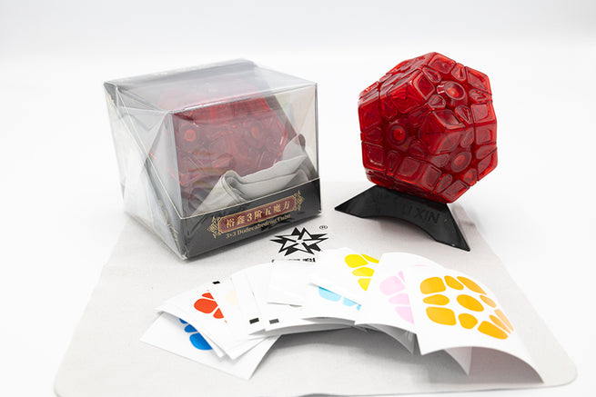 YuXin Little Magic Megaminx (Limited Edition) - Transparent Red