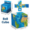 Ziina World Map 8x8 (B)