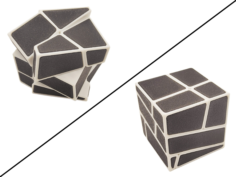 ZePuzzles Ghost SQ-0 - White (Black)