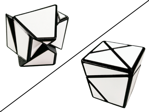 ZePuzzles LevinStone 2x2 - Black (White)
