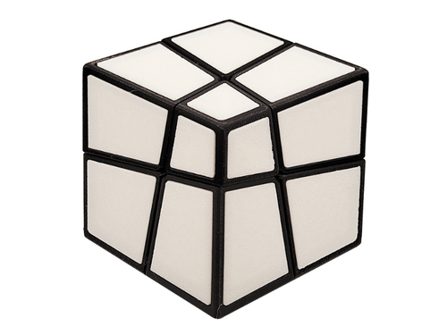 ZePuzzles Squished 2x2 (Tiled) - Black (White)