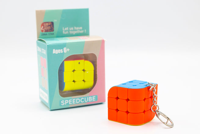 Ziina Mini Keychain Penrose Cube - Stickerless (Bright)