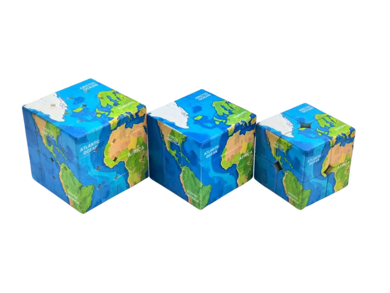 Ziina World Map 3x3 (Style B)