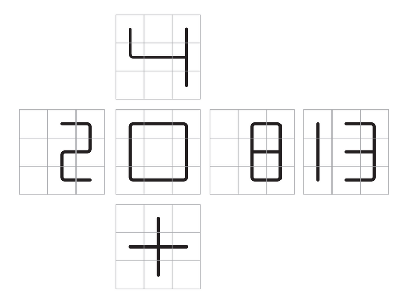 Ziina Alphanumeric 3x3
