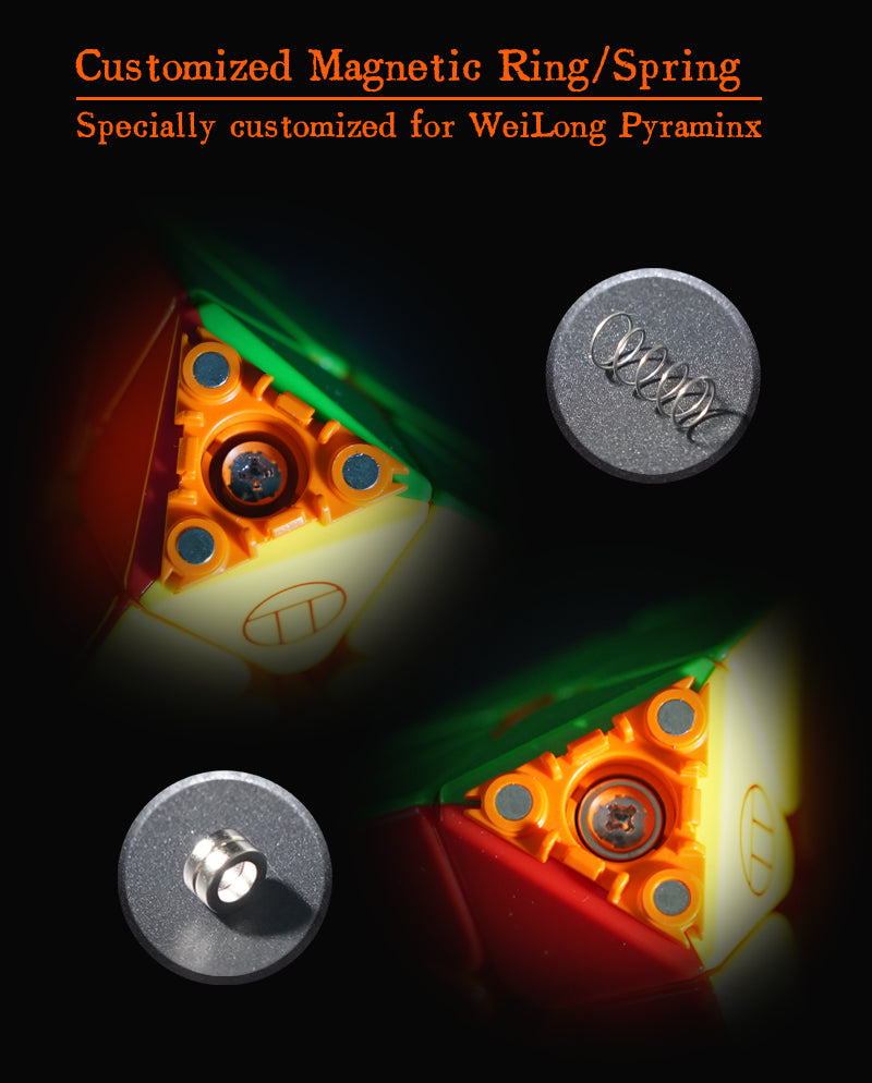 PiCube WeiLong Pyraminx SE (Magnetic + 10-Core Magnetic)