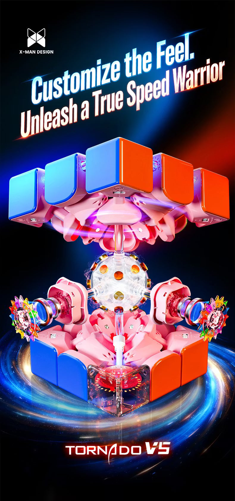 X-Man Tornado V5 3x3 (Pioneer UV, PiCube SE)