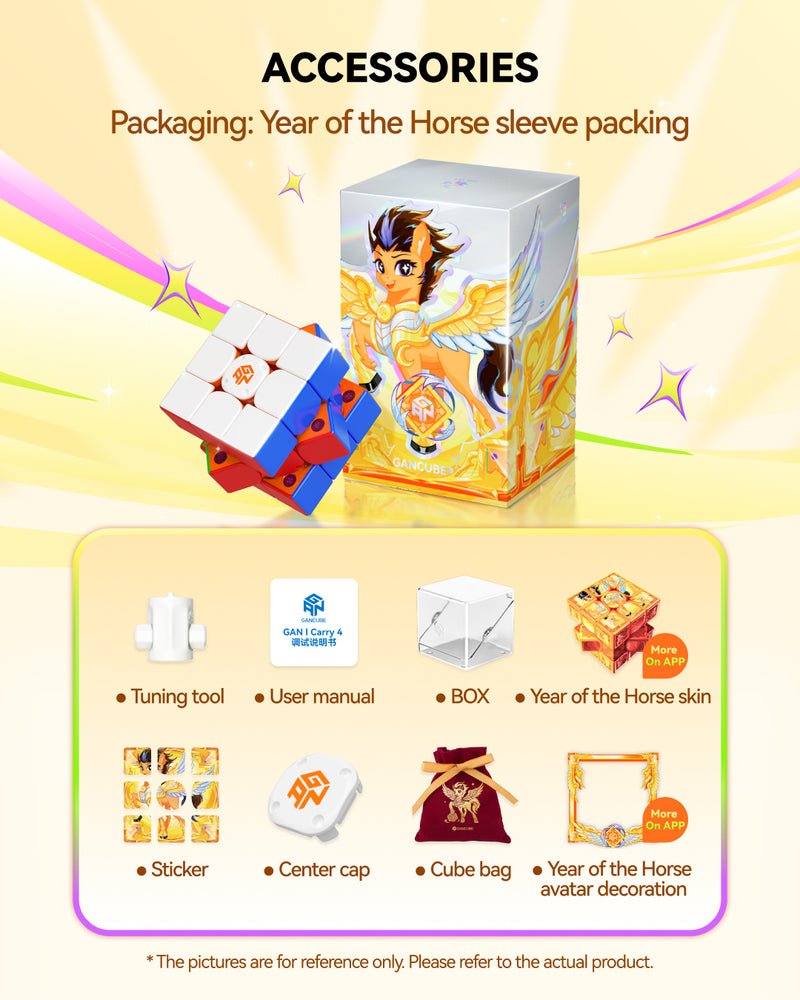 GAN356 i Carry 4 3x3 (Frosted, 2026 Year of the Horse Edition)