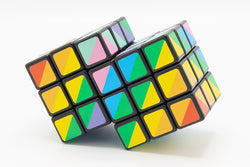 3x3 Double Rainbow Cube II - Black