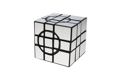 Calvin's Crazy Mirror 3x3x3 (4 Circles) - Black (Silver)