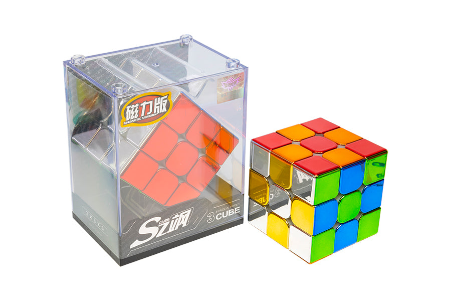 Super Fisher 3x3 Cube (Metallic) - Blue
