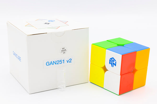 GAN 251 V2 2x2 - Stickerless (Bright)