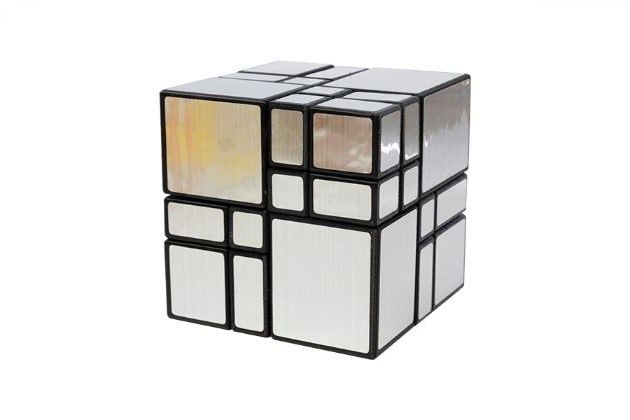 Lee AI Bandaged Mirror 4x4x4 Cube - Black (Silver)