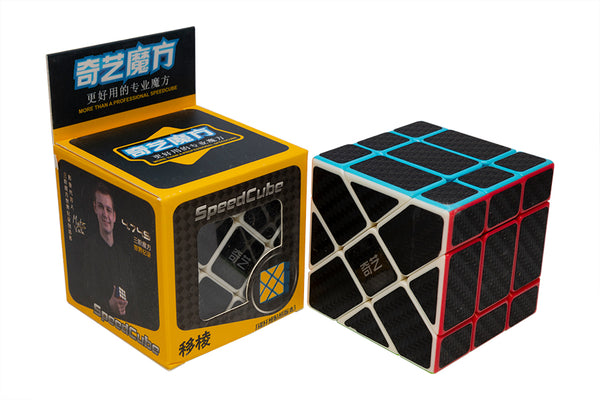 QiYi Carbon Fiber Fisher Cube - Phantom (Stickerless Bright)
