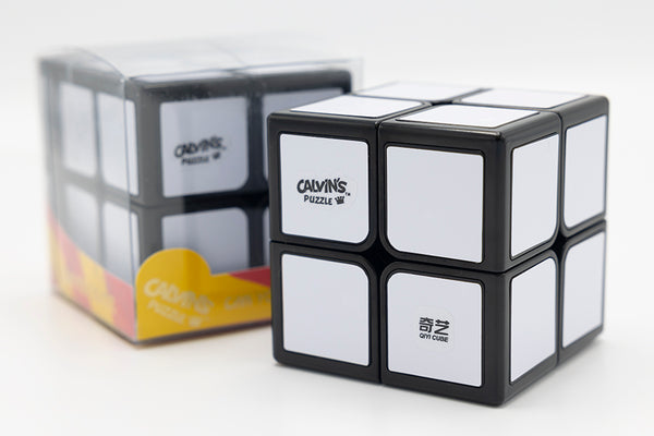 QiYi OS Cube 2x2 (White Stickers) - Black