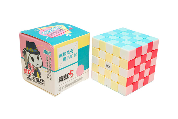 QiYi QiZheng S 5x5 - Pastel - Stickerless (Bright)