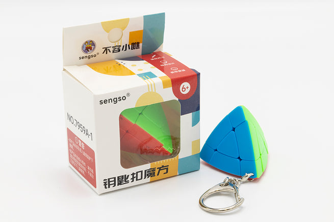 ShengShou Mini Jing Pyraminx - Stickerless (Bright)