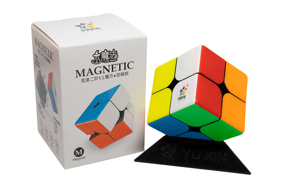 Cubo Mágico 2x2 Magnético - YuXin Little Magic - V2M - Gcubos