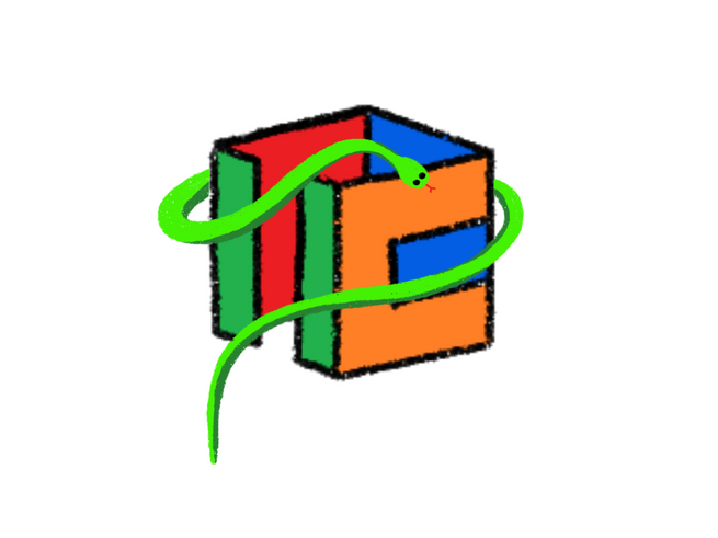 Cubicle Snake Logo