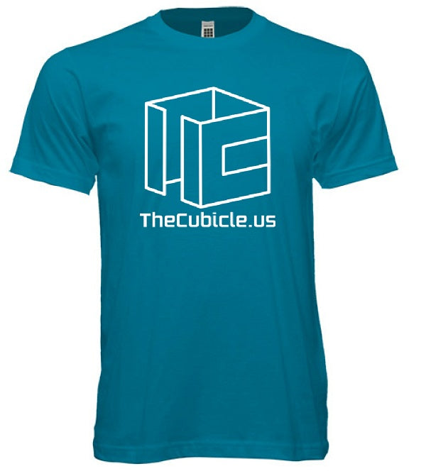 Cubicle Wireframe T-Shirt (Teal)