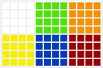 MFJS MeiLong 4x4 M Sticker Set - Half Bright