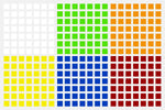 YJ MGC 7x7 Sticker Set - Half Bright